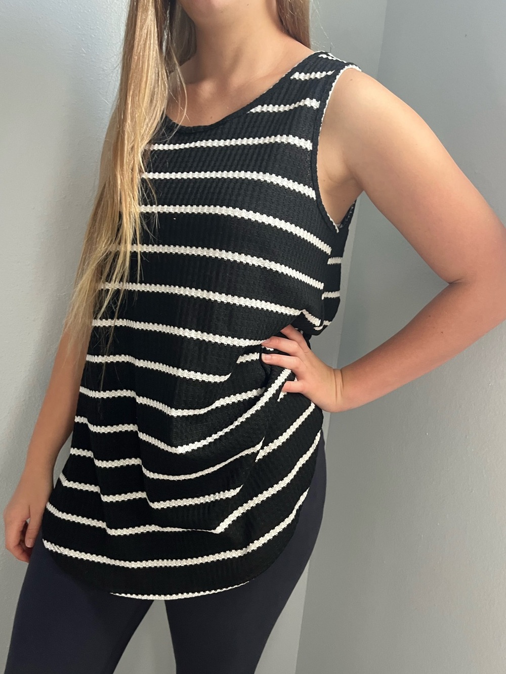 Bombom Striped Tank NWOT